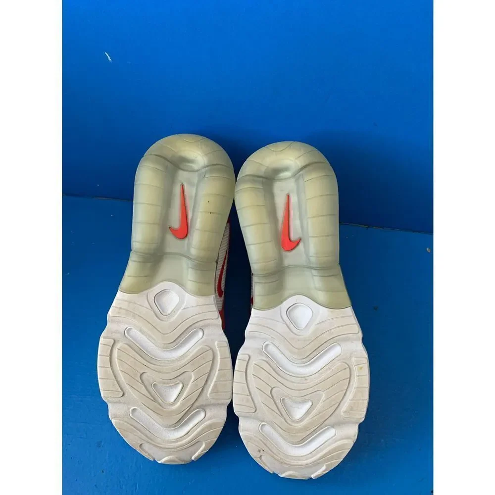 NIKE AIR MAX 200 WHITE UNIVERSITY RED SILVER AQ2568-100 Size 9